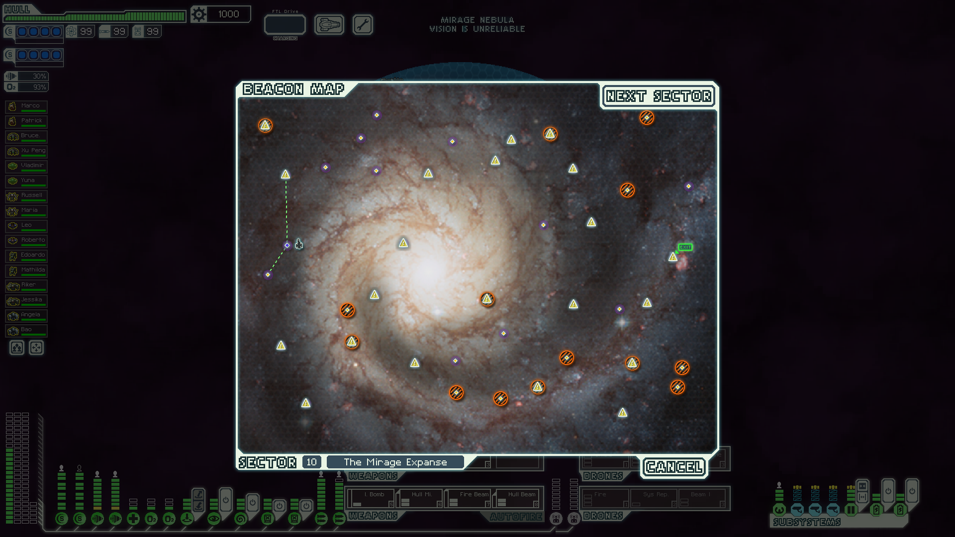 Beacon map mirage expanse